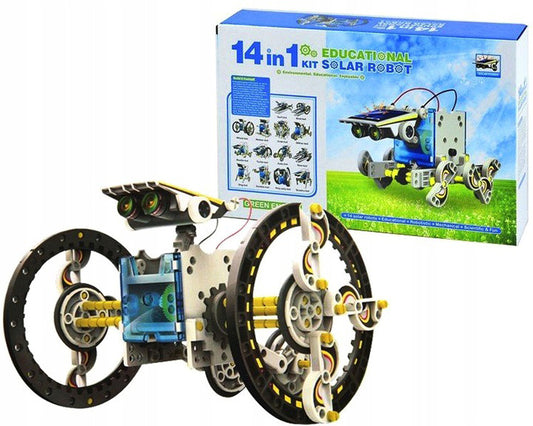 Robot 14 in 1 cu alimentare energie solara, Maplay 103140