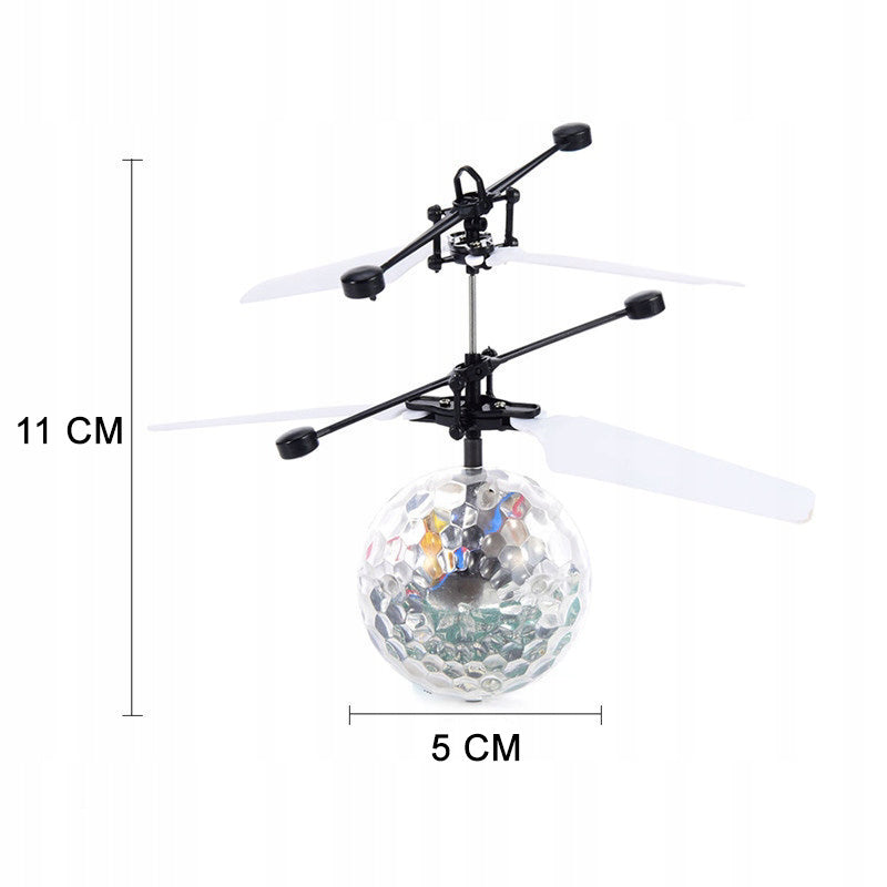 Sfera zburatoare luminoasa actionata manual, Malplay 103545