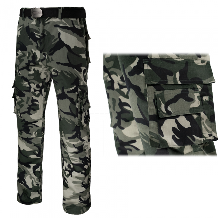 Pantaloni de camuflaj Artmas, marimea 52, culoare camo