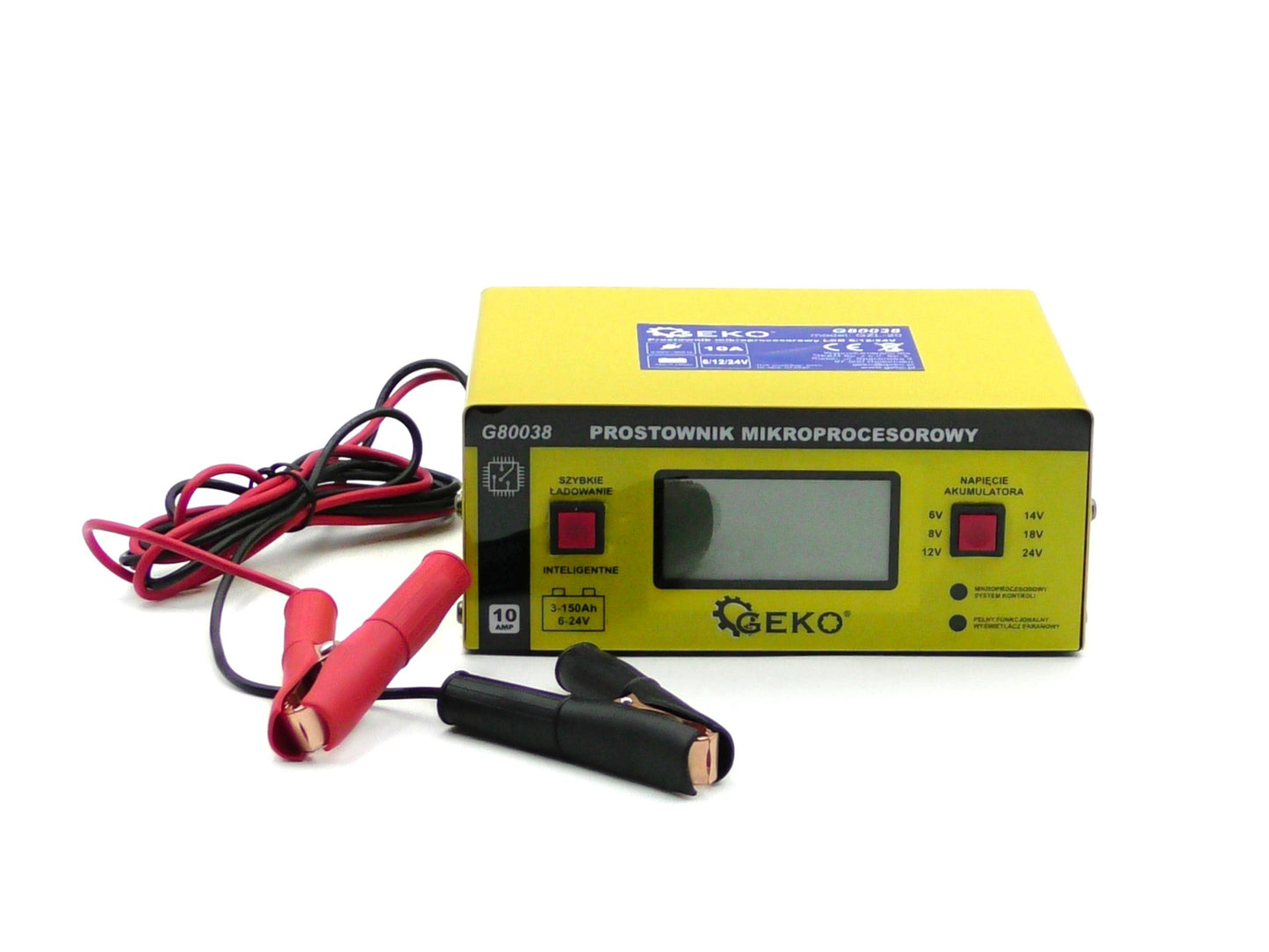 Redresor pentru baterie LCD 6/12/24V, GEKO G80038