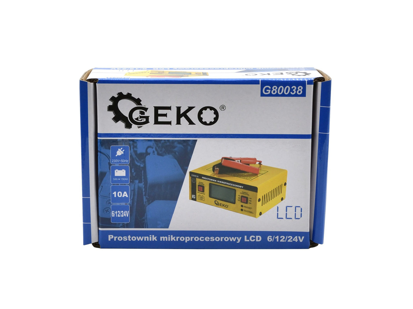 Redresor pentru baterie LCD 6/12/24V, GEKO G80038