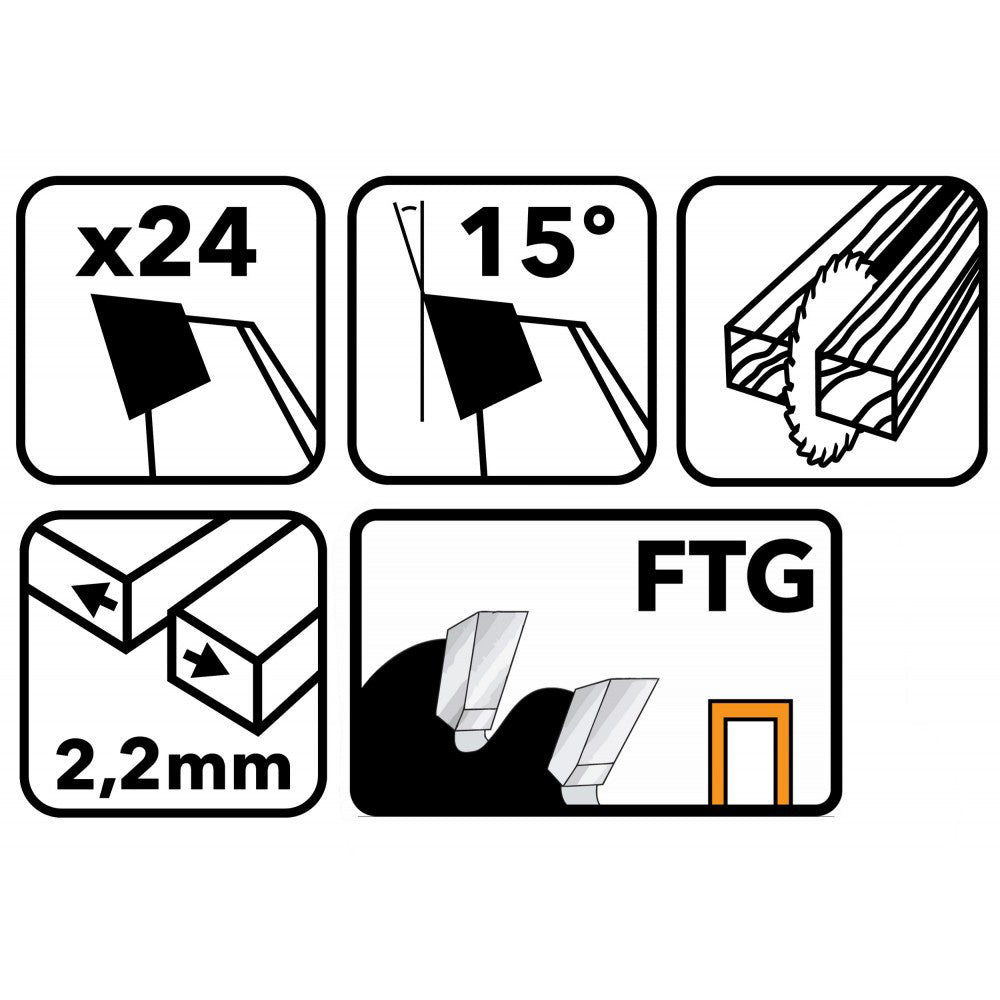 Disc Widia pentru lemn 160x20mm cu 24 dinti TDD, Powermat