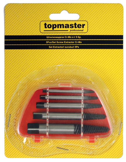 Set chei extractoare de suruburi uzate 3-18 mm CRV, Topmaster 499928