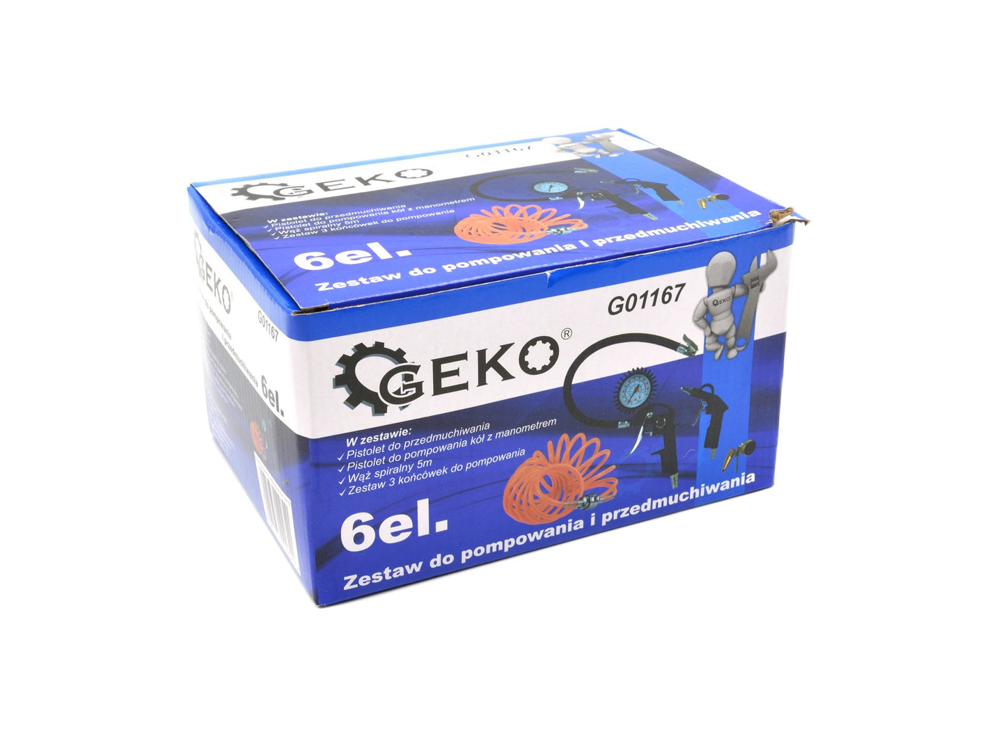 Set 6 accesorii pentru compresor, GEKO G01167