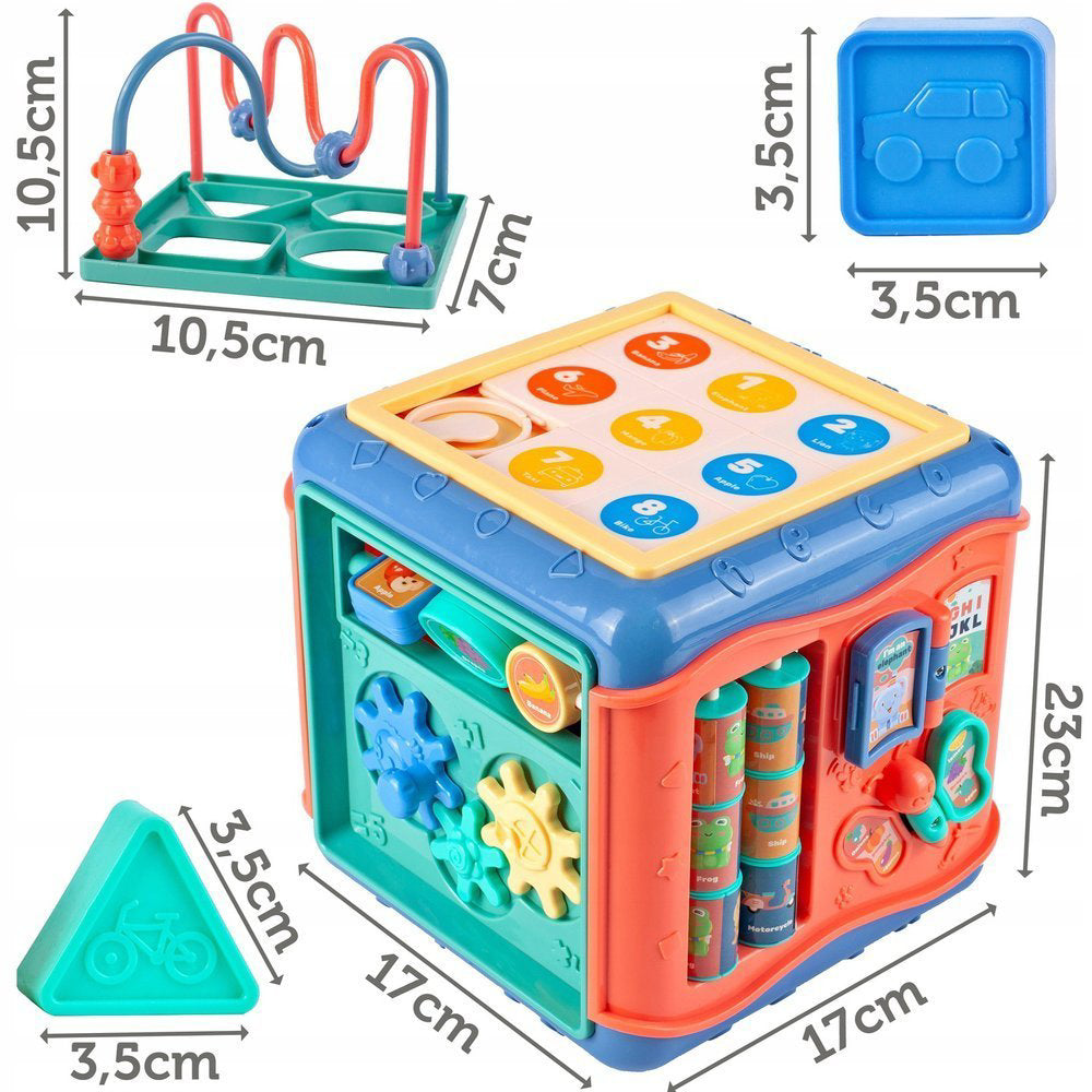 Cub educativ 6in1, Malplay 108395