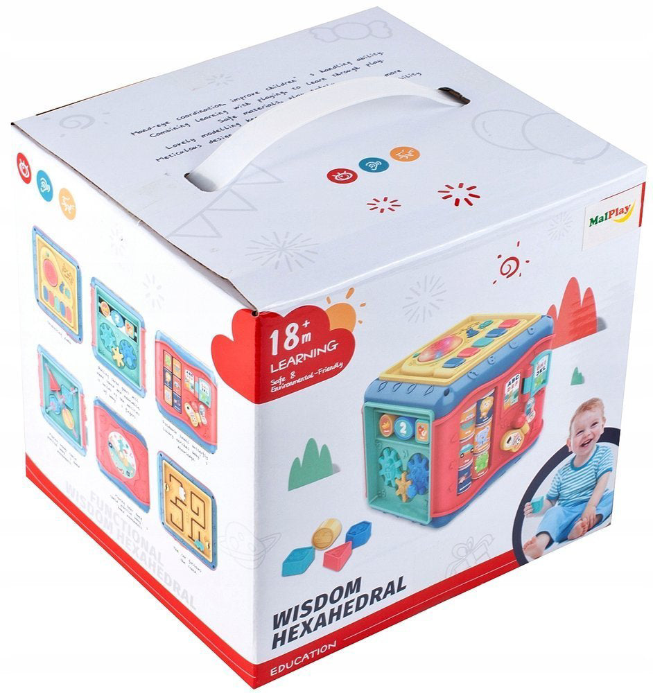 Cub educativ 6in1, Malplay 108395