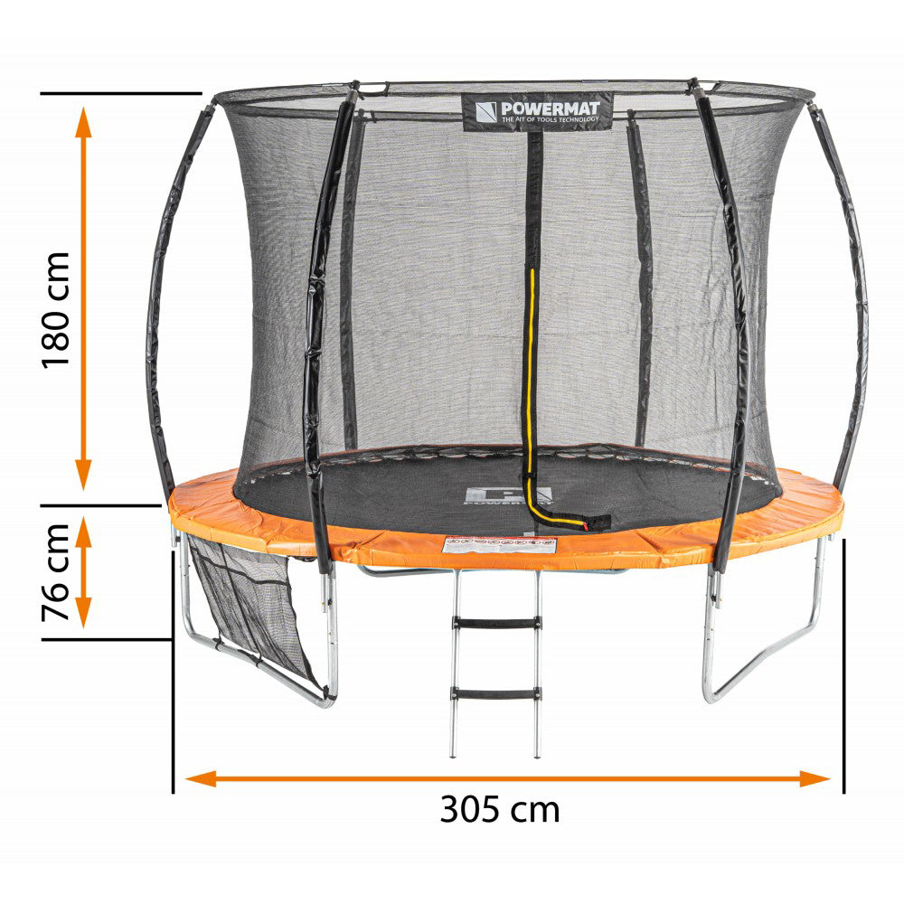 Trambulină de grădină 10FT 305cm, Powermat PM-TRP-10J