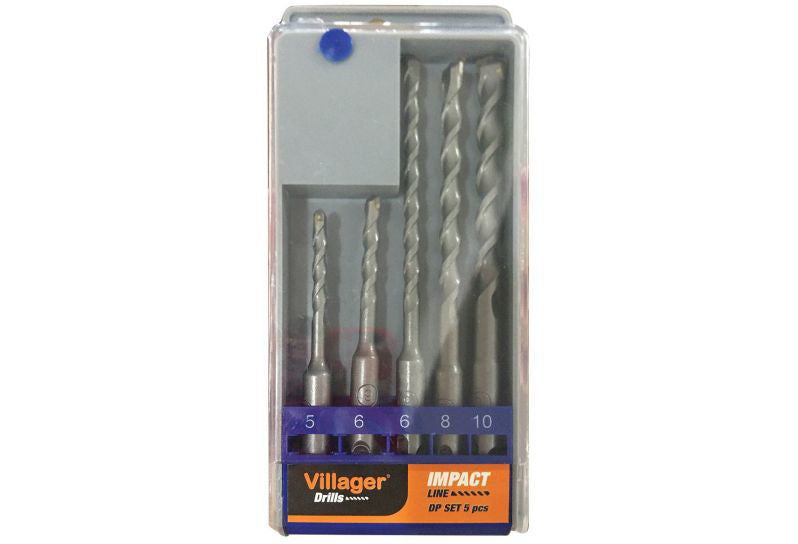 Set burghie SDS Plus 5 piese, Villager