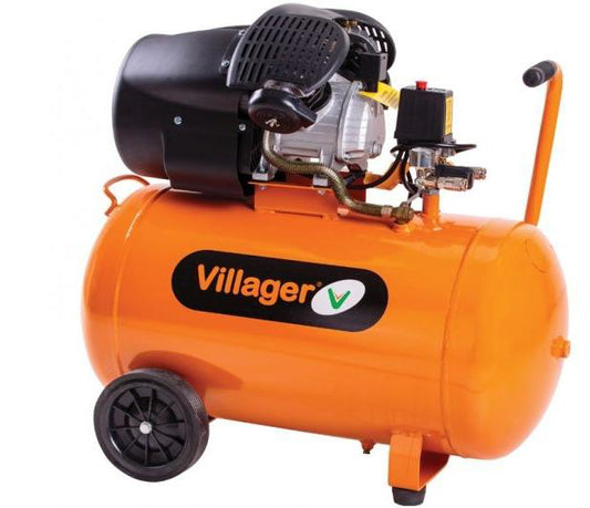 Compresor VAT VE 100D, putere 2200W, debit 316l/min, Villager