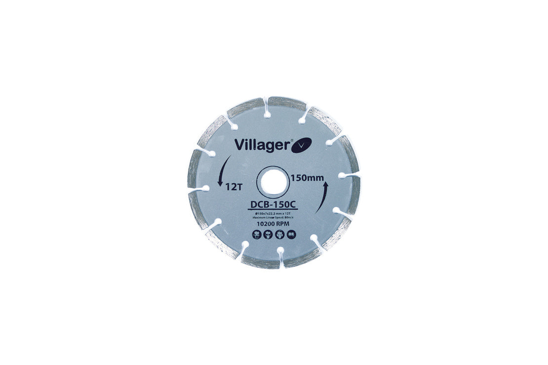 Disc de taiere diamantat DCB230C 230mm, Villager