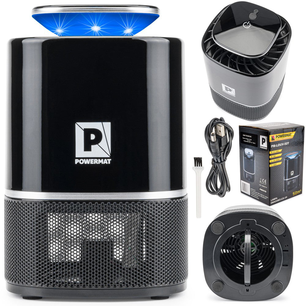 Lampă anti-insecte cu LED UV, Powermat PM-LOUV-50T