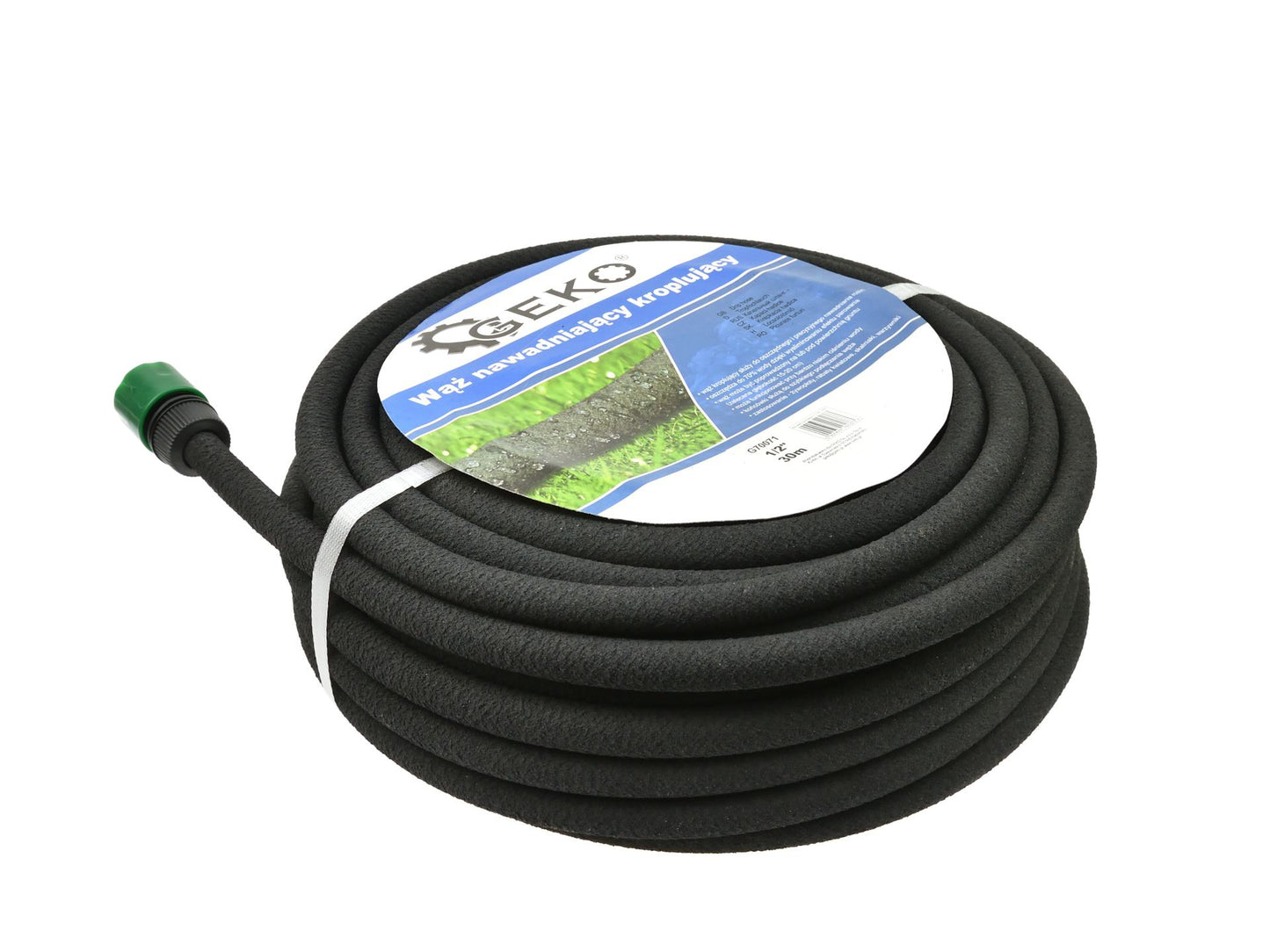 Furtun flexibil de irigare pentru gradina 1/2" 30m, Geko G70071