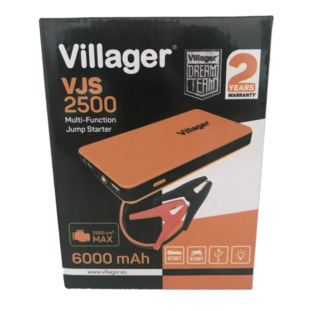 Baterie de pornire cu powerbank VJS 2500, Villager