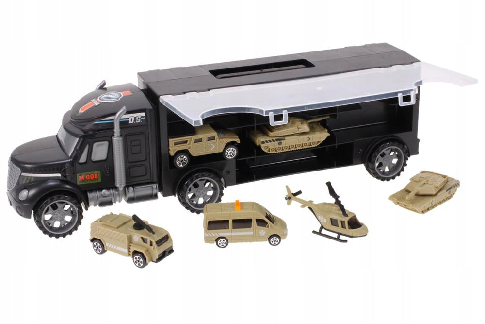 Camion cu vehicule militare, Malplay, 100210