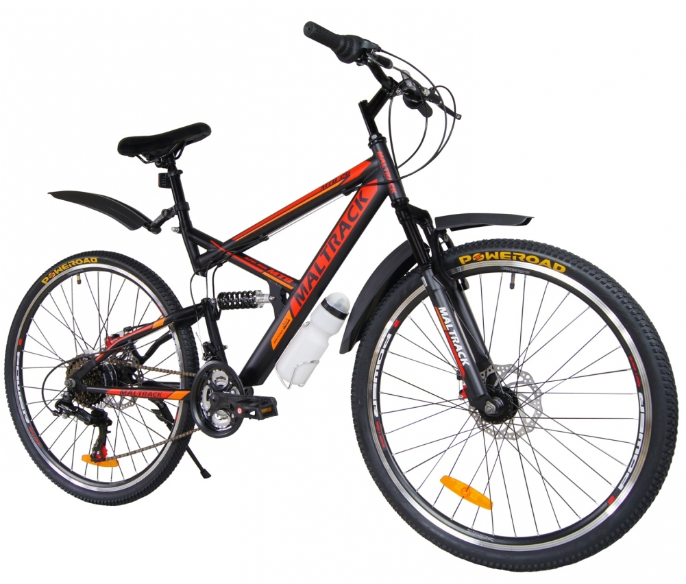 Bicicleta MalTrack MTB 26" culoare negru/rosu Mountain Bike