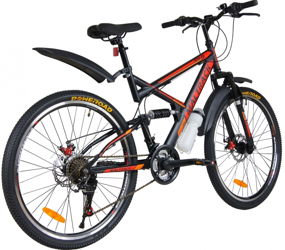 Bicicleta MalTrack MTB 26" culoare negru/rosu Mountain Bike