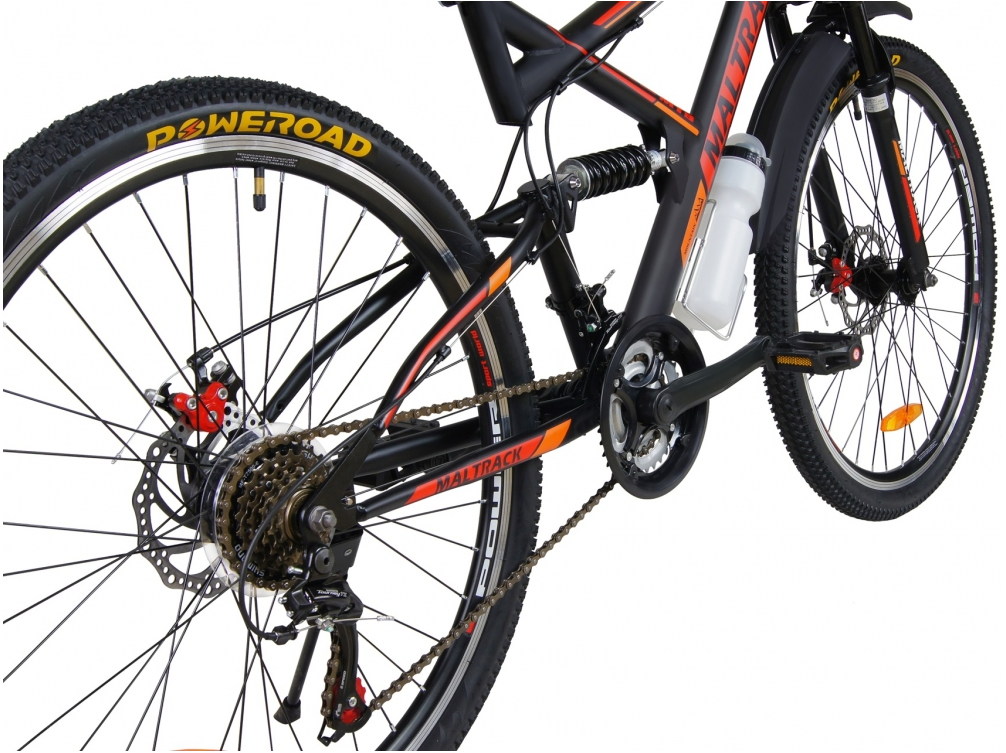 Bicicleta MalTrack MTB 26" culoare negru/rosu Mountain Bike