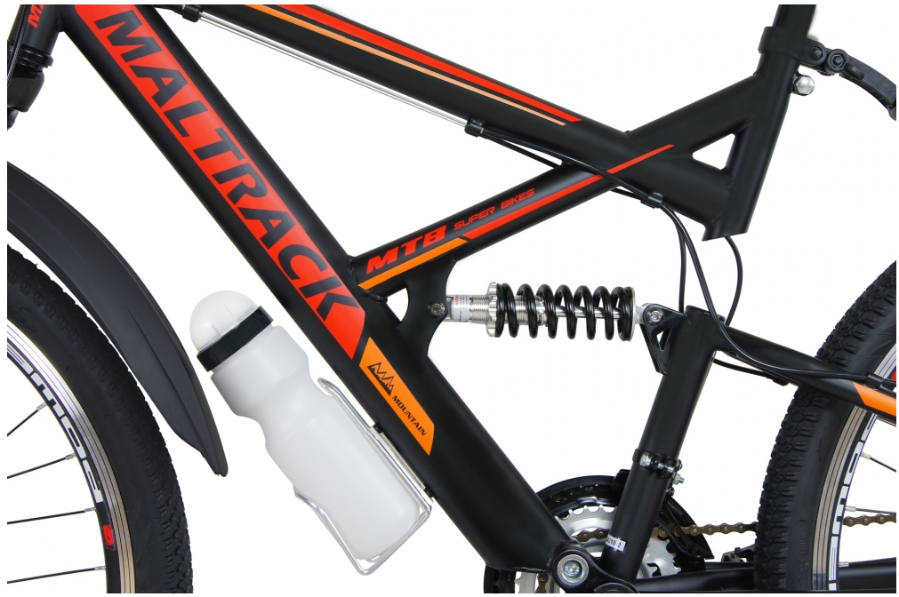 Bicicleta MalTrack MTB 26" culoare negru/rosu Mountain Bike