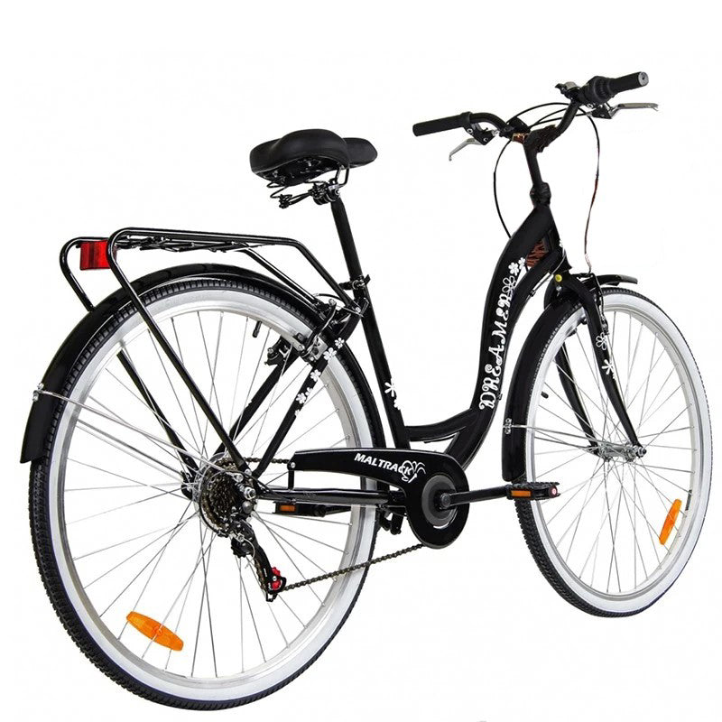 Bicicleta MalTrack CityBike Dreamer 6 viteze 28”, culoare neagra