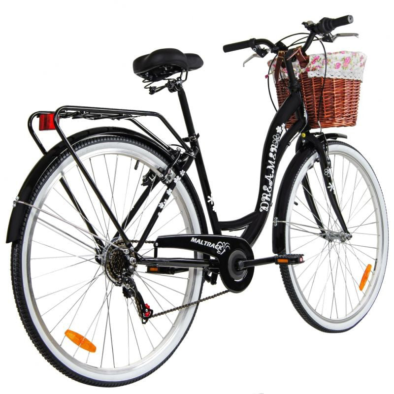 Bicicleta MalTrack CityBike Dreamer 6 viteze 28”, culoare neagra