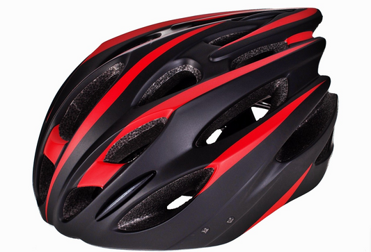 Cască pentru biciclete Sporting BLACK RED,  55-59 cm