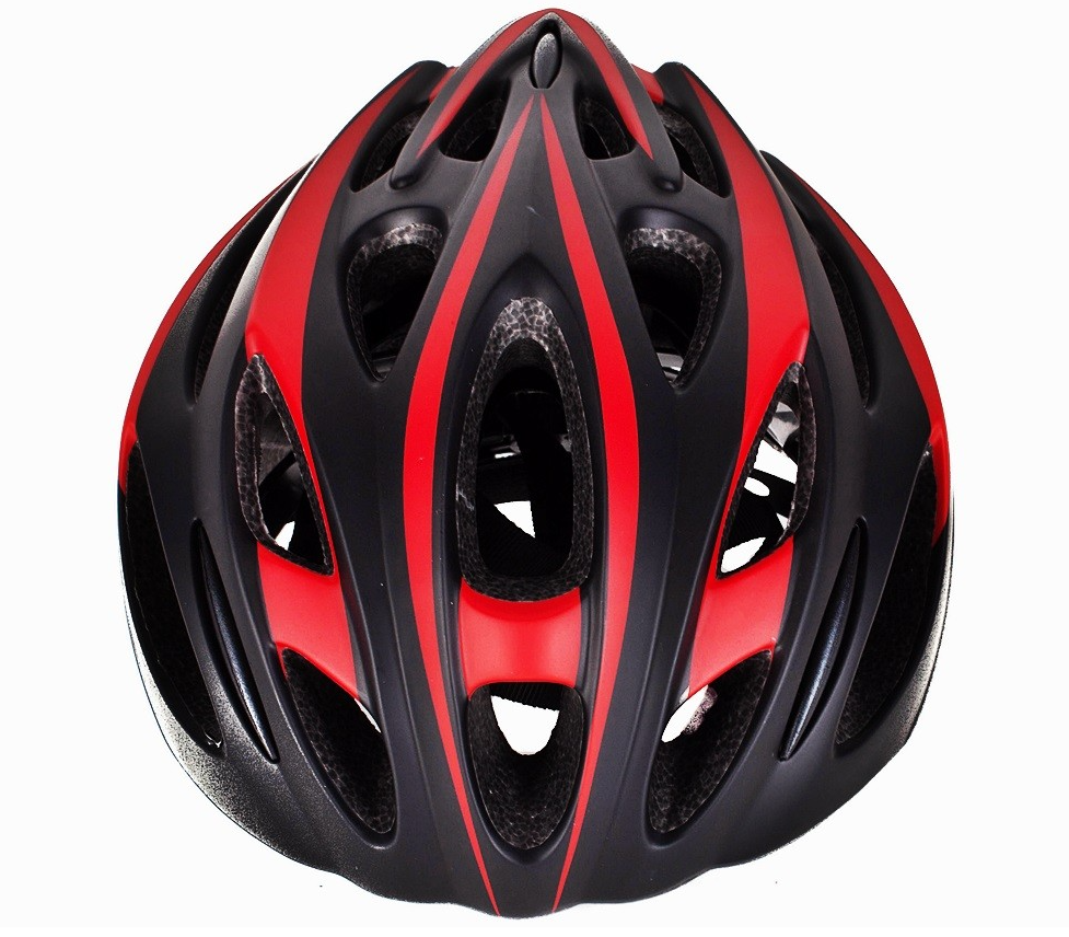 Cască pentru biciclete Sporting BLACK RED,  55-59 cm