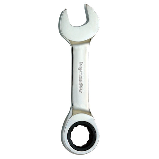 Cheie combinata cu clichet 19mm STUBBY CR-V, Topmaster, 231920