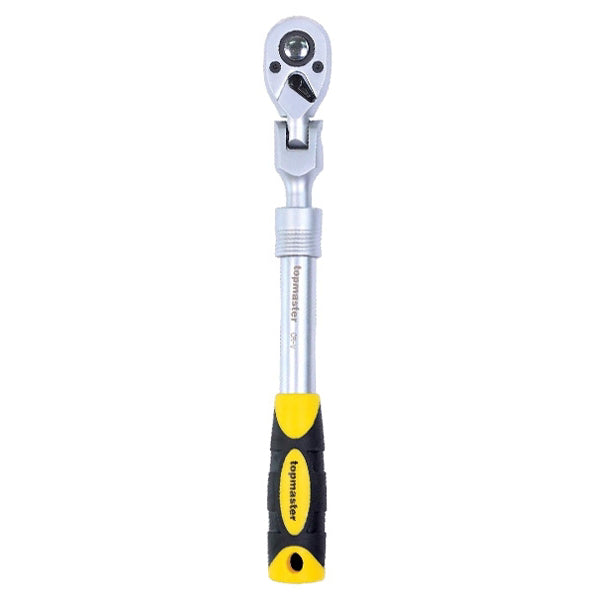Maner clichet 1/4" 72 dinti extensibil 150-200mm articulat, Topmaster, 336908