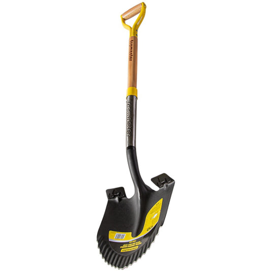 Cazma semirotunda cu coada din fibra de sticla 1150 mm , Topmaster, 380802