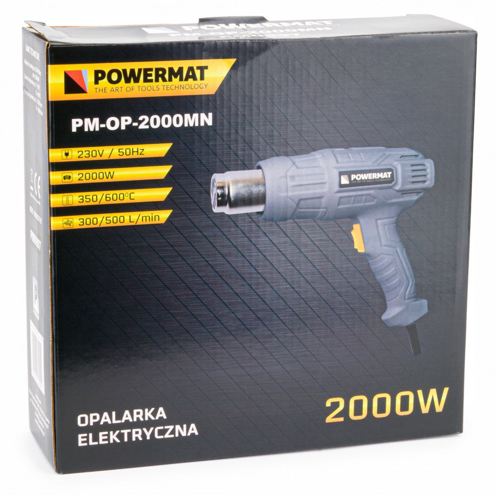 Pistol de caldura electric 2000W, Powermat, PM-OP-2000MN PM0997