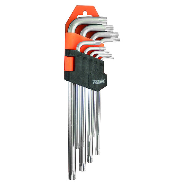 Set chei cu profil TORX (fara gaura), TX 10-TX 50, 9 bucati, Gadget, 390157