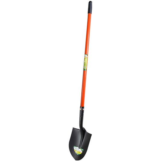 Cazma semirotunda cu coada din fibra de sticla, 1500 mm, Topgarden, 380408