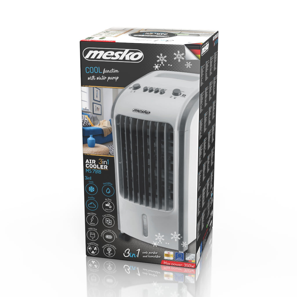 Ventilator 3 in 1 pentru racire, purificare si umidificare Mesko, Adler, MS7918