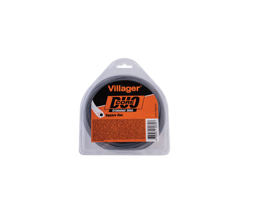 Fir patrat nailon pentru trimmer 3.0mm X 15m  Duo Core Villager VL068393