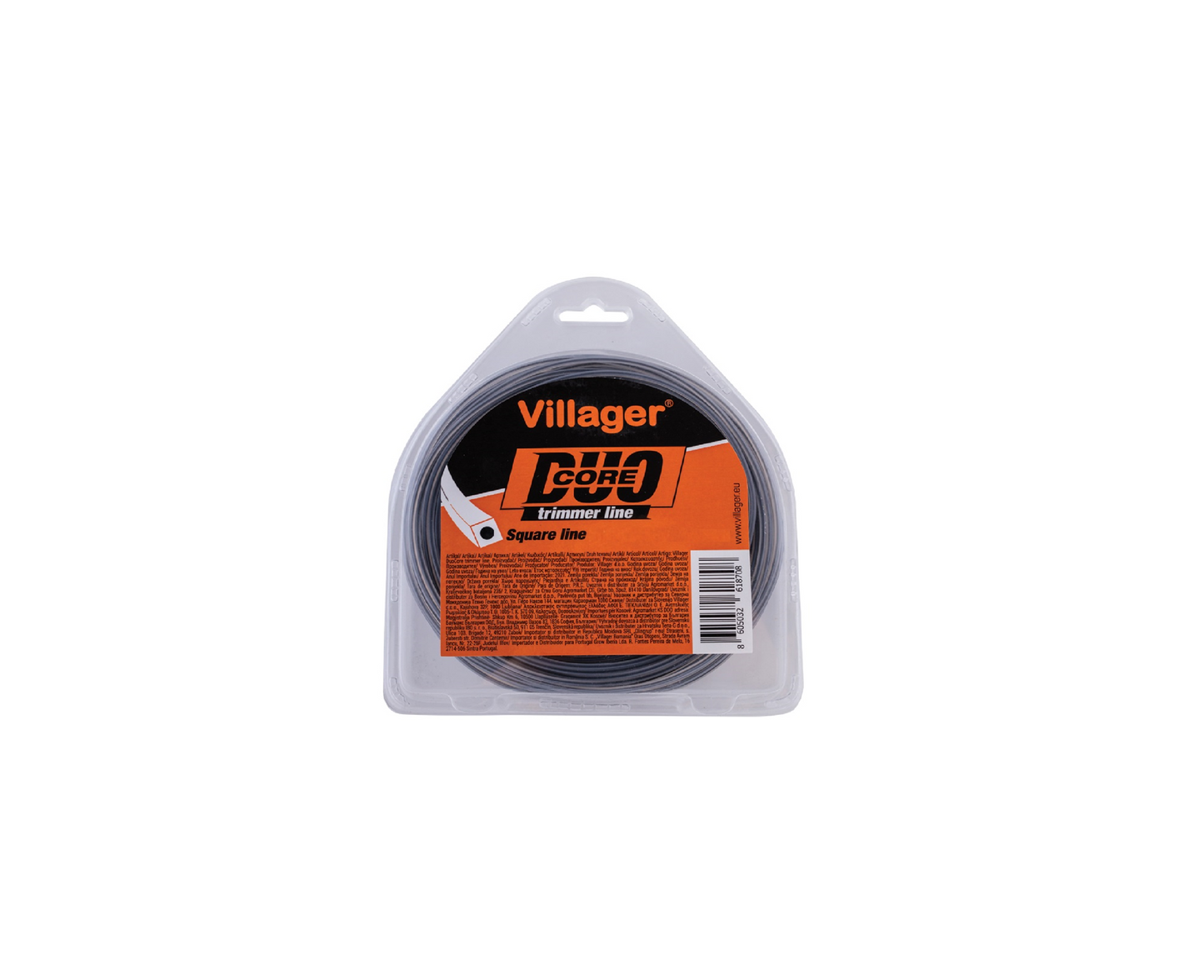 Fir patrat nailon pentru trimmer 2.7 mm x 15 m Duo Core Villager VL068392