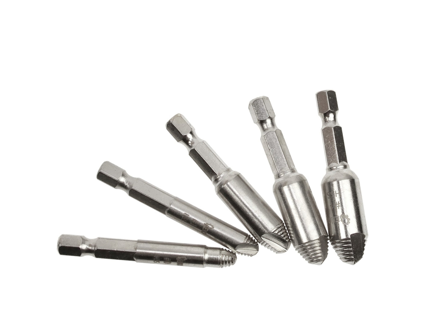 Set de extractoare pentru suruburi rupte, 5 bucati Geko G38592