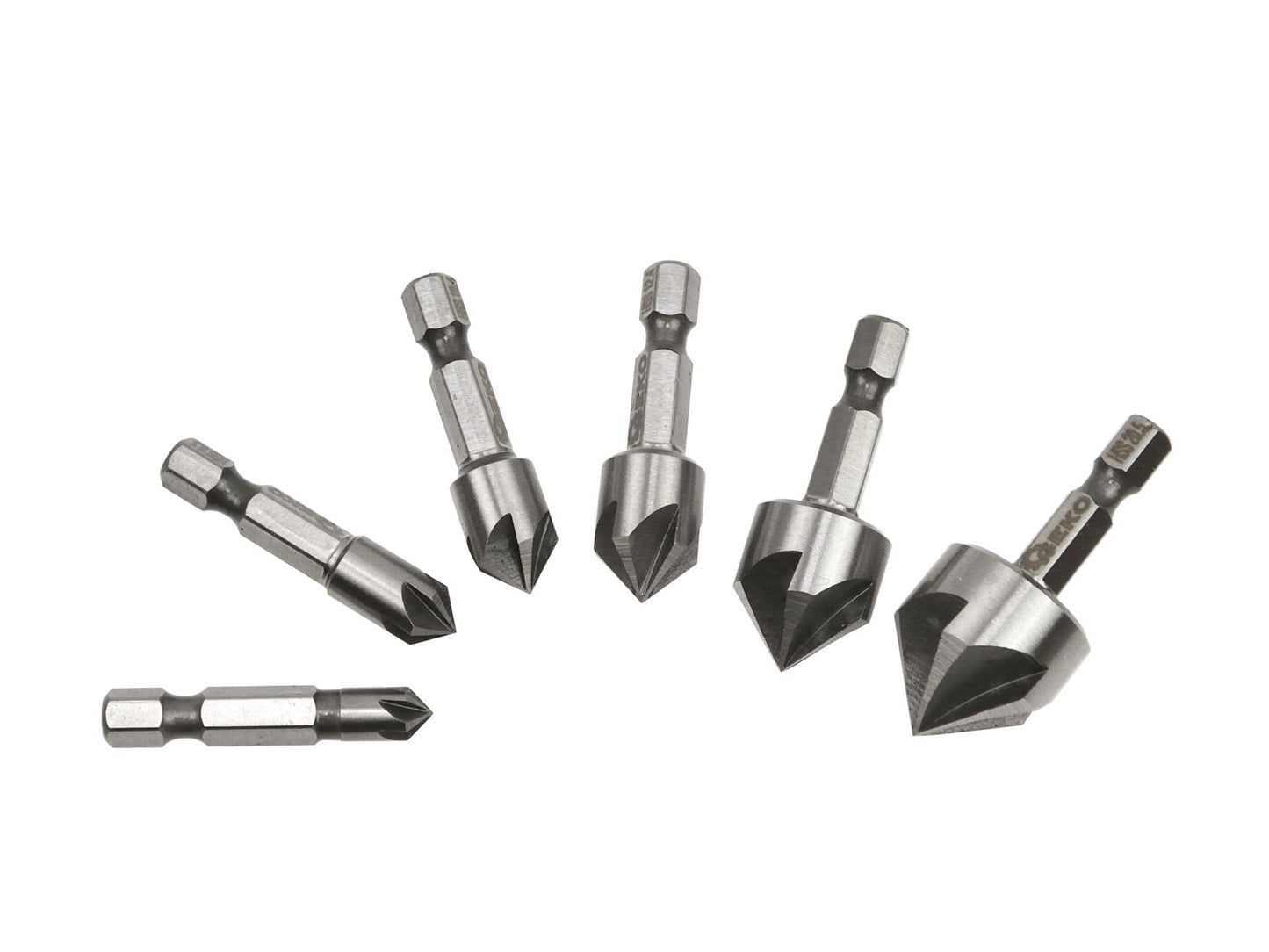 Set 6 freze pentru metal 6.3-20.5 mm Geko G38574