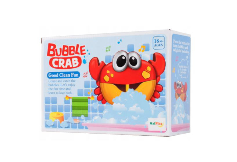 Jucarie crab de facut bule, MalPlay, 107994