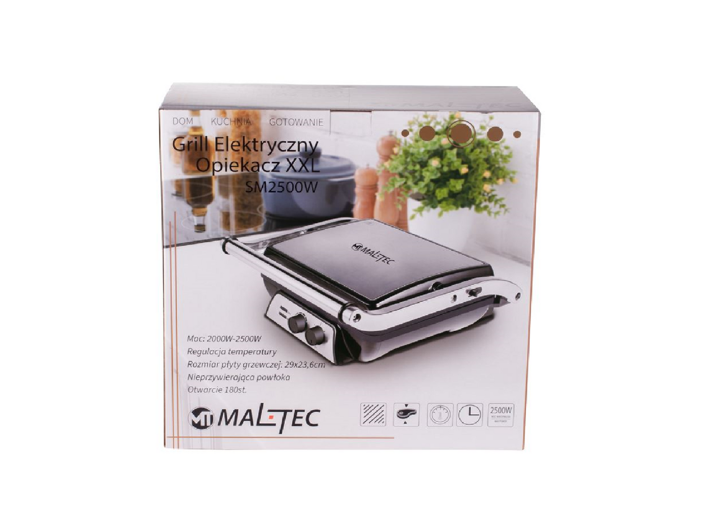 Prajitor de paine electric Grill Maltec XXL 108854