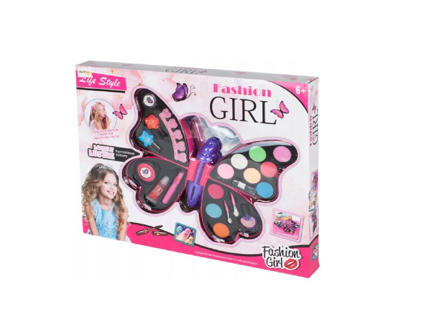 Set de machiaj Butterfly, MalPlay 108511