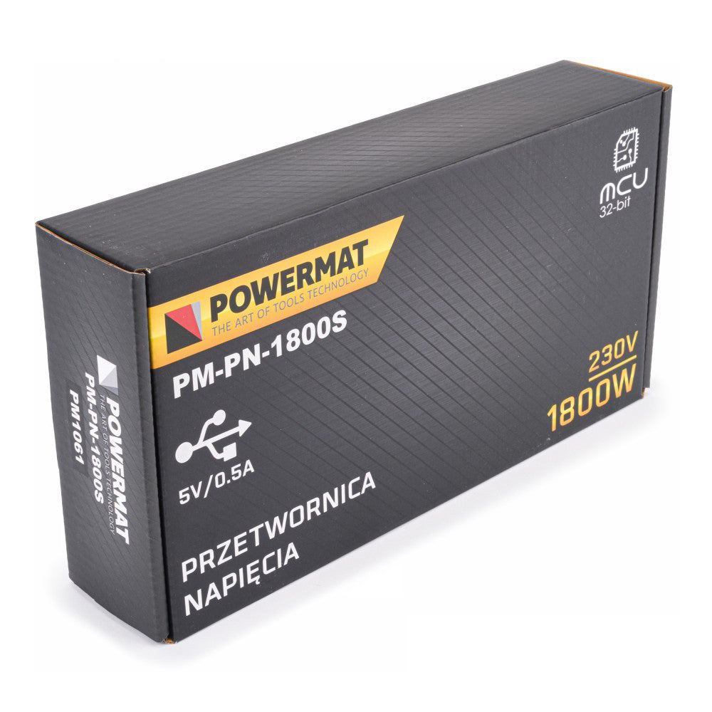 Convertor de tensiune 12V 1800W  Powermat PM-PN-1800S PM1061