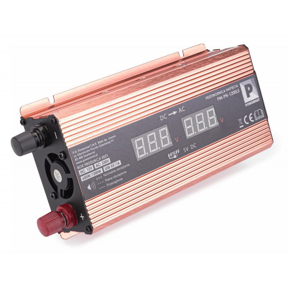 Convertor de tensiune LCD 12 V 1200W PM-PN-1200LS Powermat PM1062