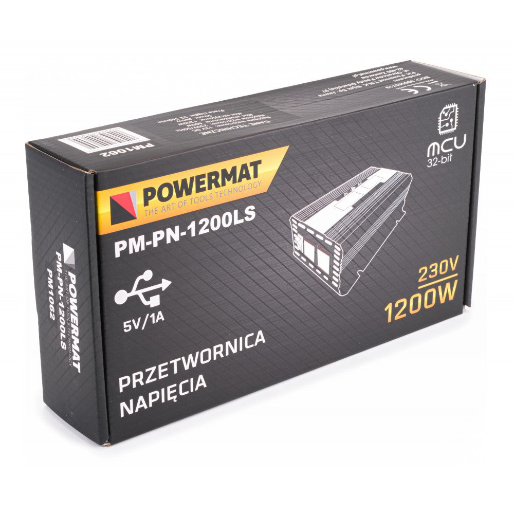 Convertor de tensiune LCD 12 V 1200W PM-PN-1200LS Powermat PM1062