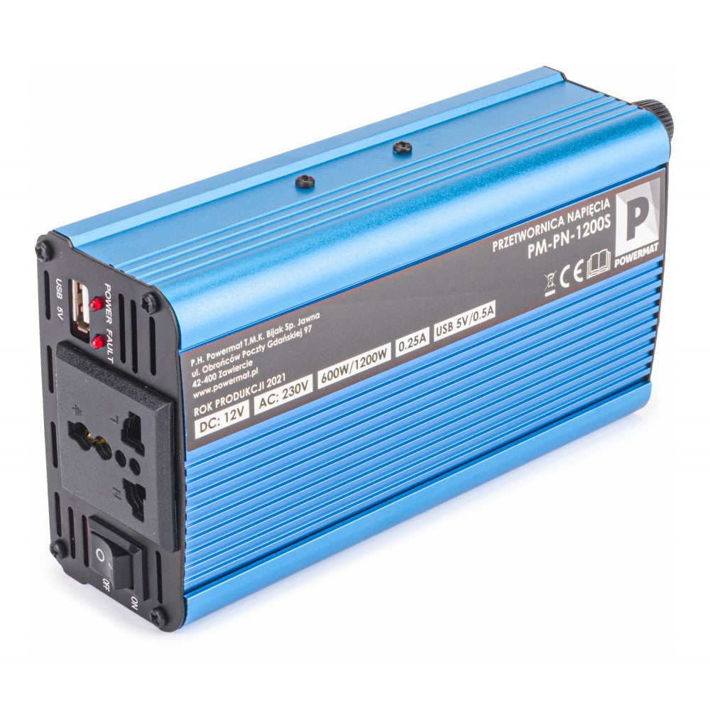 Convertor de tensiune 12V 1200 W PM-PN-1200S Powermat PM1059