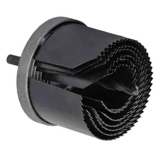 Set 7 carote pentru gaurire cu adaptor, 26-63 mm, Raider 157704