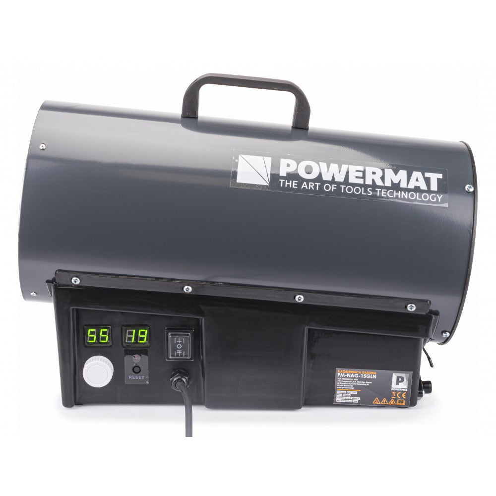 Incalzitor pe gaz 15kW LCD PM-NAG-15GLN, Powermat PM1025