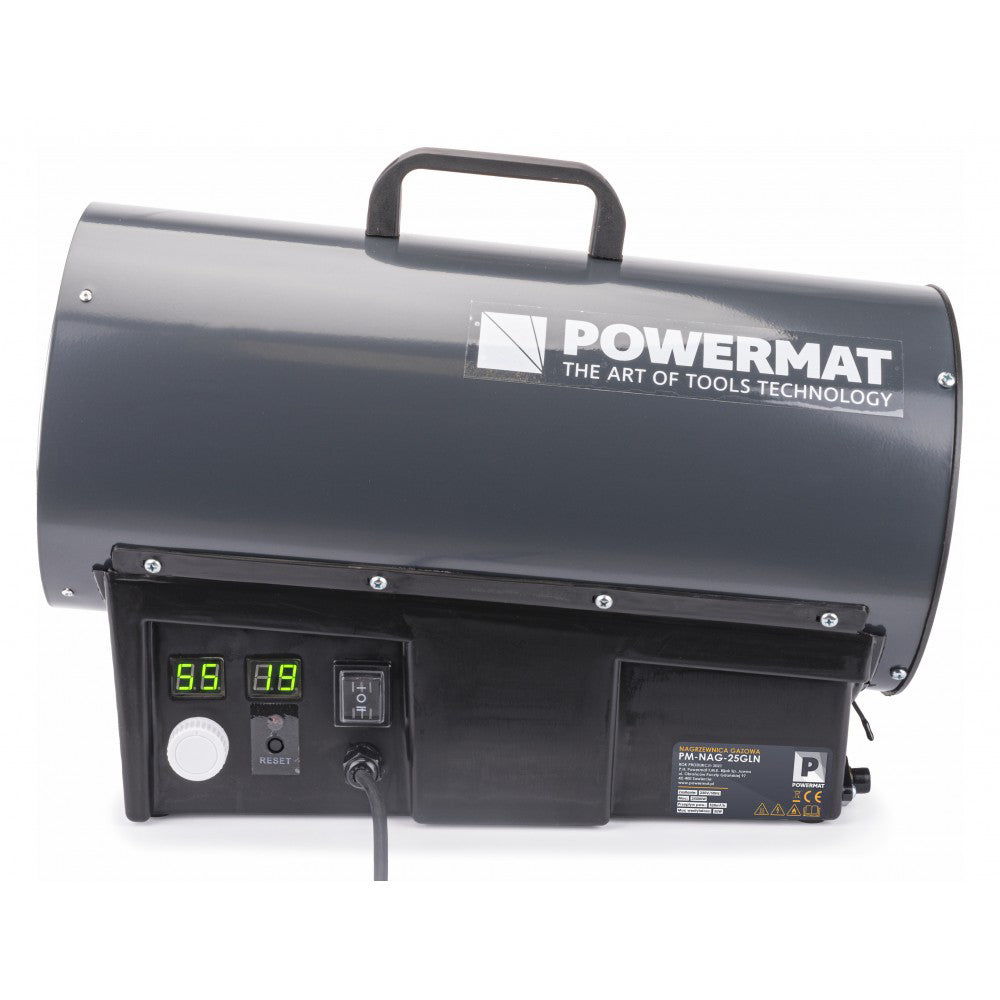 Incalzitor pe gaz LCD 25kW PM-NAG-25GLN, Powermat PM1026