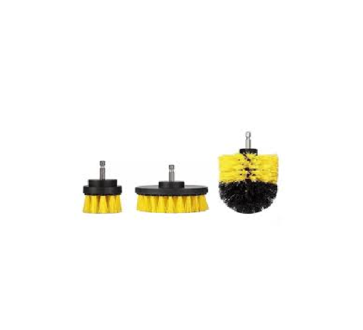 Set 3 perii curatare pentru bormasina HEX 1/4, Raider 170113