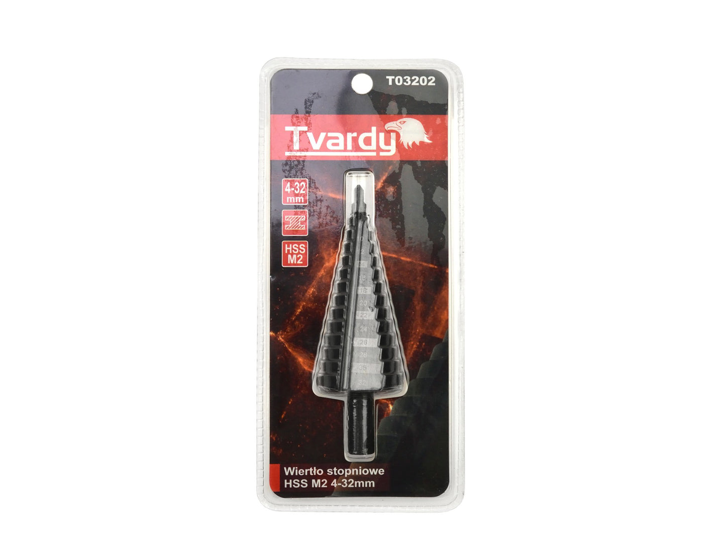 Burghiu in trepte HSS M2 4-32 mm, Tvardy T03202