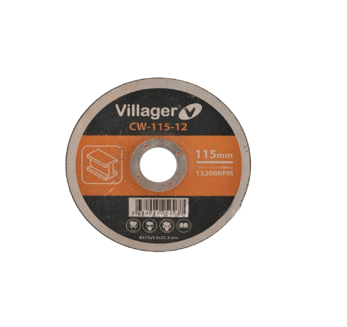 Disc taiere metal CW11512 115  x 1.2 mm, Villager VL023769